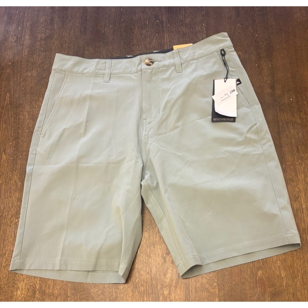 Quiksilver Union Chinois Green Amphibian Shorts Men's Stretch Board Shorts 30x20